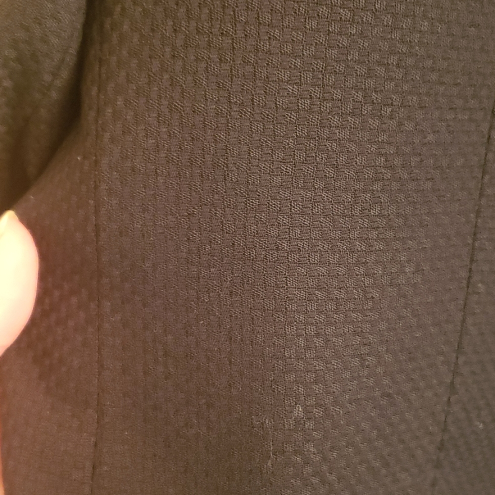 Givenchy Black Blazer 41R Wolsted Wool - Picture 4 of 7